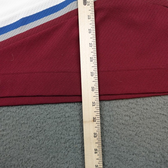 Vintage Colorado Avalanche Jersey Mens XL White NHL Hockey Deschain 19 CCM 90s - Picture 10 of 11